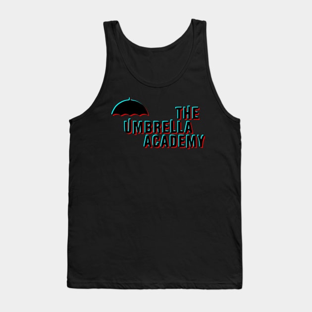 The Umbrella Academy Glitch - Black Tank Top by VikingElf